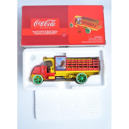 369 - Collection of Coca-Cola related models and items to include large scale Matchbox 1940 delivery van, ... 