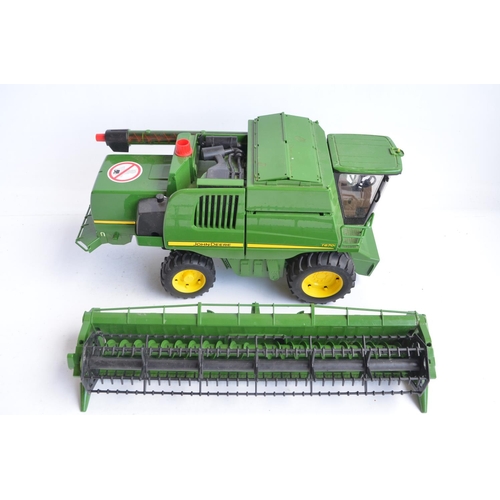 376 - Collection of 1/16 mostly farming related models from Bruder and Ertl to include Bruder John Deere T... 