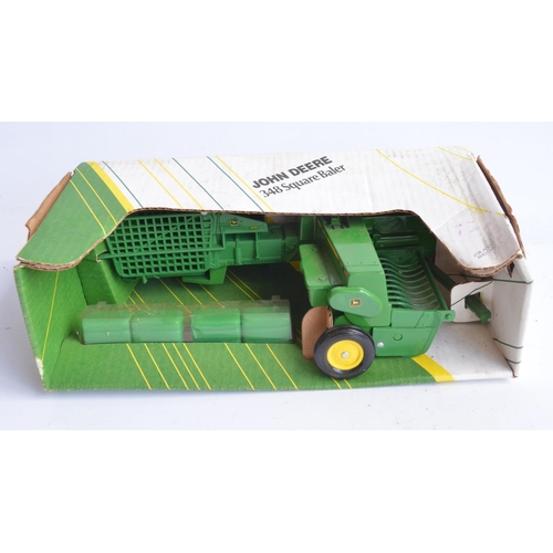 376 - Collection of 1/16 mostly farming related models from Bruder and Ertl to include Bruder John Deere T... 