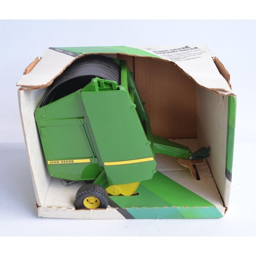 376 - Collection of 1/16 mostly farming related models from Bruder and Ertl to include Bruder John Deere T... 