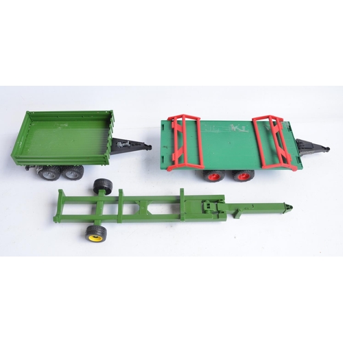 376 - Collection of 1/16 mostly farming related models from Bruder and Ertl to include Bruder John Deere T... 