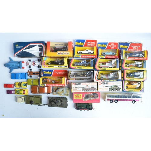 378 - Collection of vintage diecast models to include Corgi and Dinky F1 cars (mostly boxed), Corgi milita... 