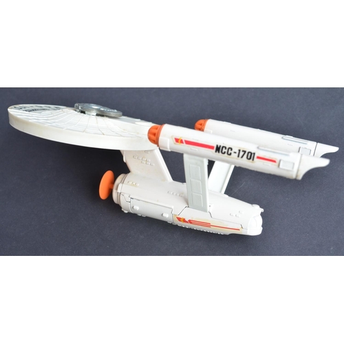 381 - Vintage boxed Dinky Toys 358 USS Enterprise (model in good overall condition, some decal damage, min... 