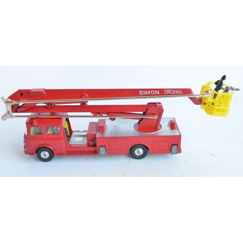 385 - Three vintage boxed diecast emergency vehicle models to include Corgi Toys Simon Snorkel Fire Engine... 