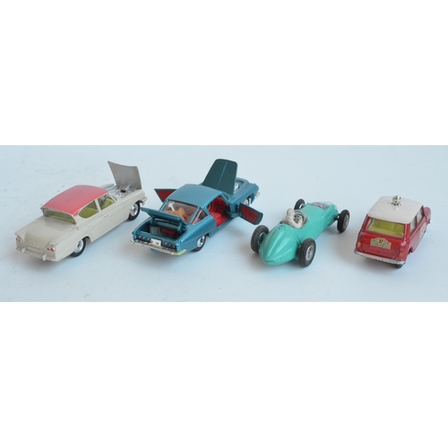 391 - Four vintage boxed Corgi diecast vehicle models to include 317 Monte-Carlo BMC Mini Cooper (3 tyres ... 