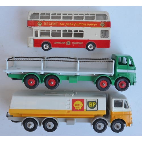 393 - Collection of vintage Dinky Toys to include 292 Leyland Atlantean bus (model fair/good, box poor wit... 