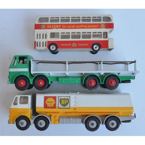 393 - Collection of vintage Dinky Toys to include 292 Leyland Atlantean bus (model fair/good, box poor wit... 