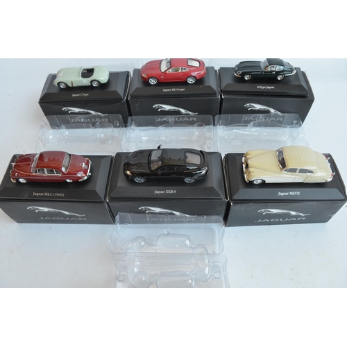 395 - Thirty three boxes diecast model vehicles from Atlas editions to include classic buses, Jaguar serie... 