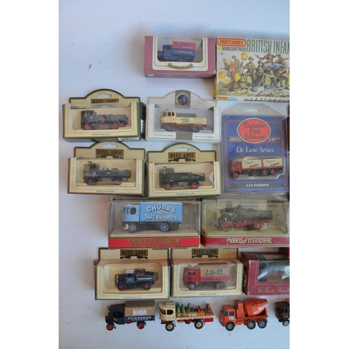 398 - Collection of diecast model vehicles from Matchbox, Lledo, EFE, Oxford Diecast and Lesney, mostly bo... 