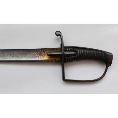 1543 - French Sabre D' Officer de Chasseurs a Cheval (Horse Hunter Officers Sabre). Circa 1780 with Eastern... 