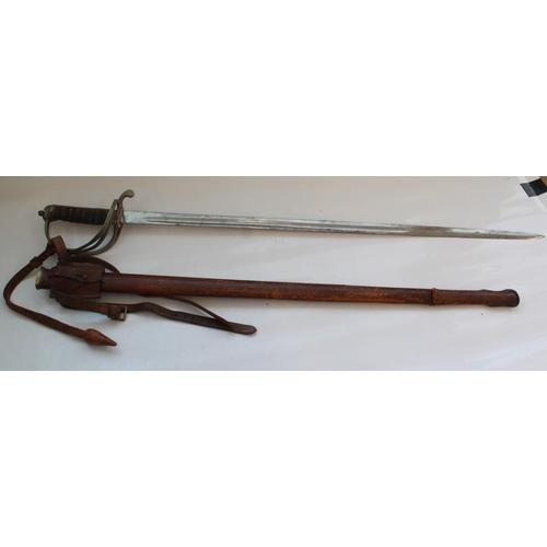 1546 - George V 1821 pattern Artillery Officer's sword with King's cypher to blade. Complete with original ... 