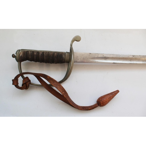 1546 - George V 1821 pattern Artillery Officer's sword with King's cypher to blade. Complete with original ... 