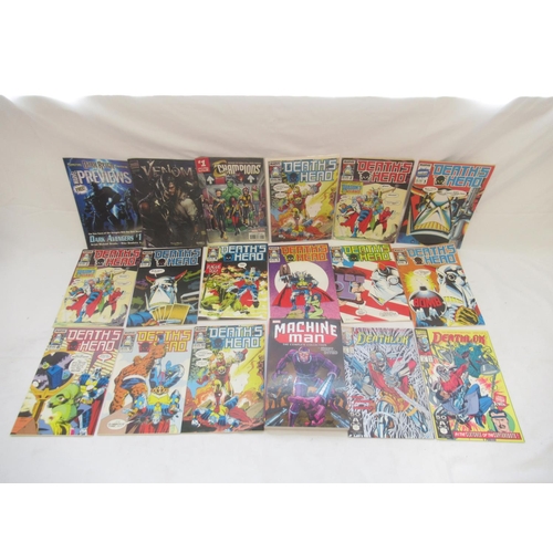 758 - Marvel Comics - Large mixed collection of Marvel Comics to inc. Conan, Spiderman, X-Men, Deaths Head... 