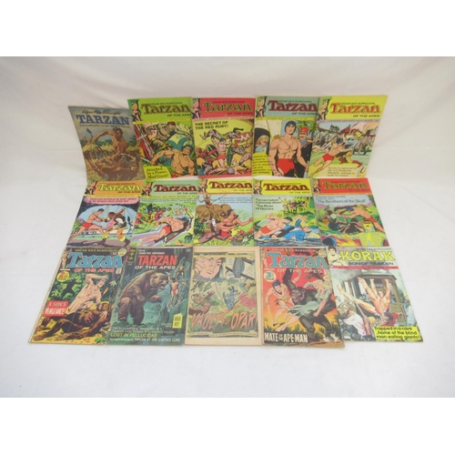 744 - Collection of Edgar Rice Burroughs Tarzan of the Apes, Korak Son of Tarzan, Tarzan Weekly (approx. 1... 