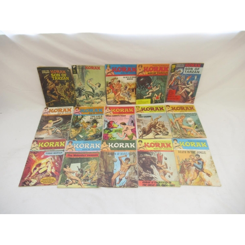 744 - Collection of Edgar Rice Burroughs Tarzan of the Apes, Korak Son of Tarzan, Tarzan Weekly (approx. 1... 