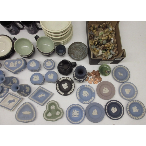 1221 - Collection of Wade Whimsies; other miniature animals; Denby part dinner and tea service and a collec... 