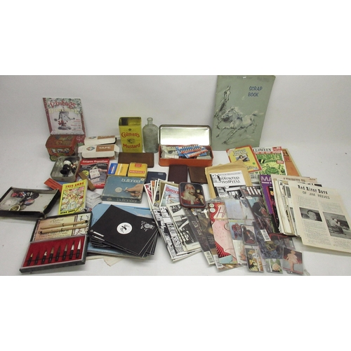 1222 - Collection of Jim Reeves ephemera and memorabilia; other comics and miscellanea (2)