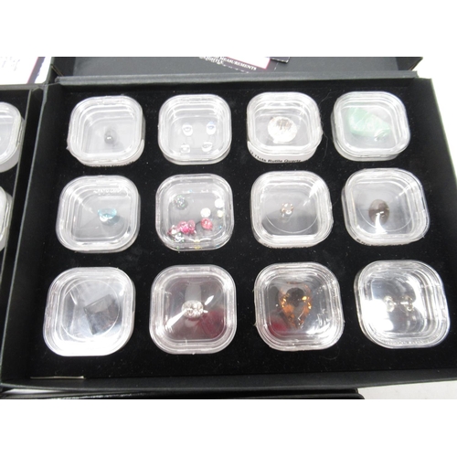 1089 - Three boxes of gem collector cut unmounted gemstones, including 24.65ct Lemon Quartz, 10.99 colour c... 