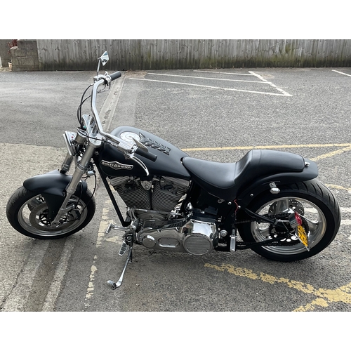 141 - Harley Davidson Cobra Custom 1600cc with Matt black finish tank, Le Petra double seat and single sea... 