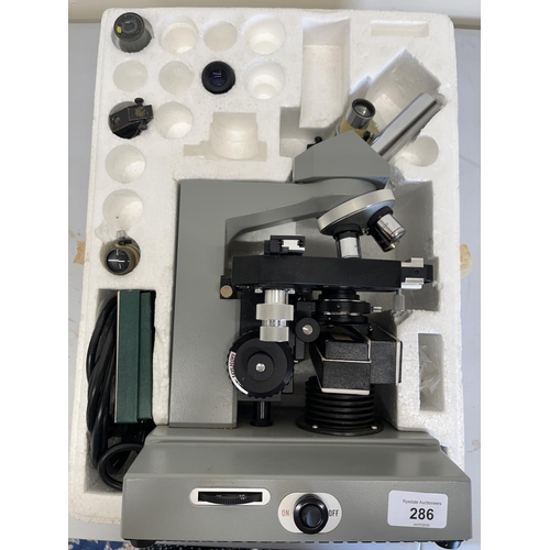 286 - Kyowa Tokya monocular compound microscope with three objectives