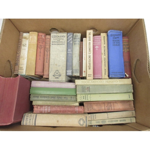 706 - Large quantity of vintage cookery books  incl. Mrs Beeton's Cookery Book, Home Cookery Illustrated, ... 