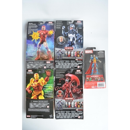 49 - Collection of boxed as new DC and Marvel figure models to include 7x small scale Justice League figu... 