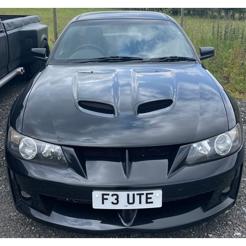 1207 - Shane Lynch collection - 2005 Holden Maloo UTE, finished in black with black interior, automatic gea... 