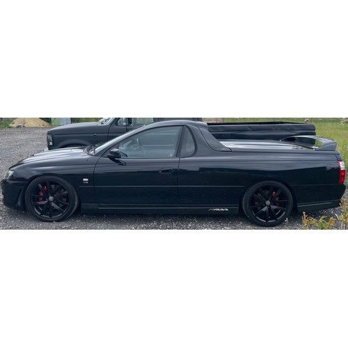 1207 - Shane Lynch collection - 2005 Holden Maloo UTE, finished in black with black interior, automatic gea... 