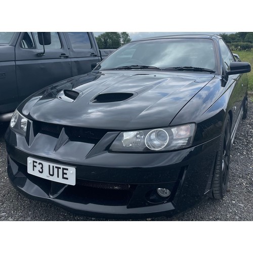 1207 - Shane Lynch collection - 2005 Holden Maloo UTE, finished in black with black interior, automatic gea... 