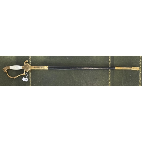 1489 - Late 20th century Norwegian court sword by Wilkinson Sword, 30