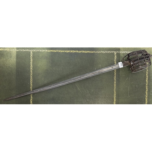 1504 - 17th/18th century Scottish basket hilt sword, 33