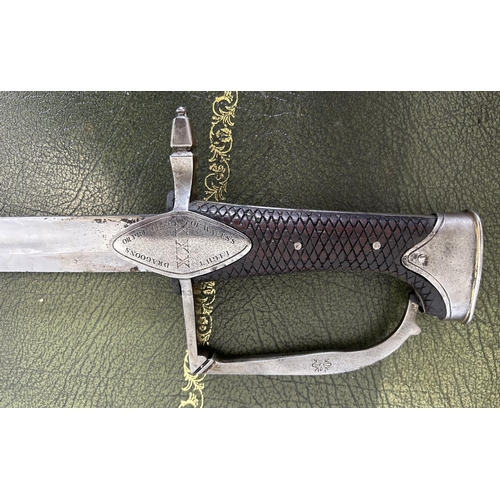 1510 - Quality made sword in the British 1794 pattern light Dragoon style, complete with scabbard