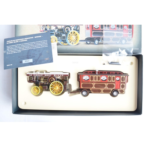 397A - Three Corgi 1/50 boxed steam engine sets to include Vintage Glory Of Steam 80102 Pickfords Fowler B6... 