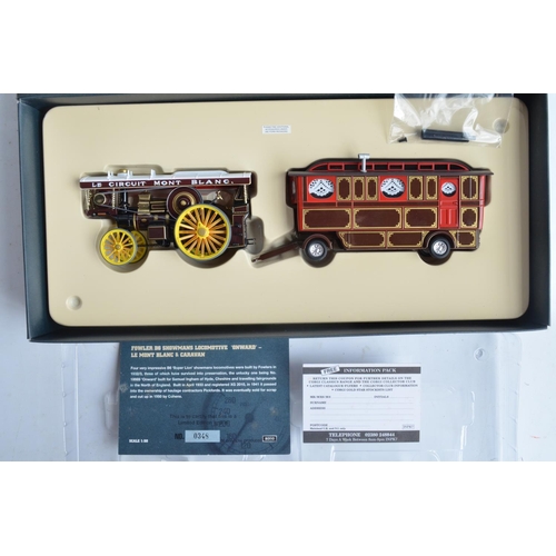 397A - Three Corgi 1/50 boxed steam engine sets to include Vintage Glory Of Steam 80102 Pickfords Fowler B6... 