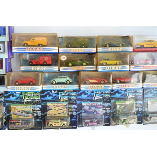 400 - Collection of diecast model vehicles from Dinky, Solido, Oxford Diecast and Johnny Lightning, model ... 