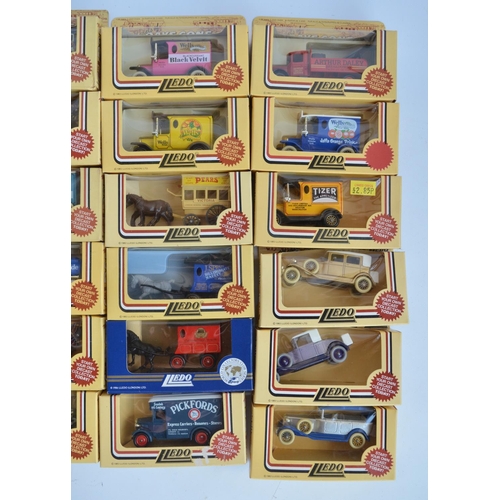 402 - Fifty one boxed diecast vehicle models from Lledo, models appear mint/un-displayed, boxes generally ... 