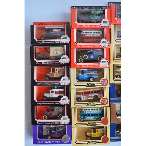 402 - Fifty one boxed diecast vehicle models from Lledo, models appear mint/un-displayed, boxes generally ... 