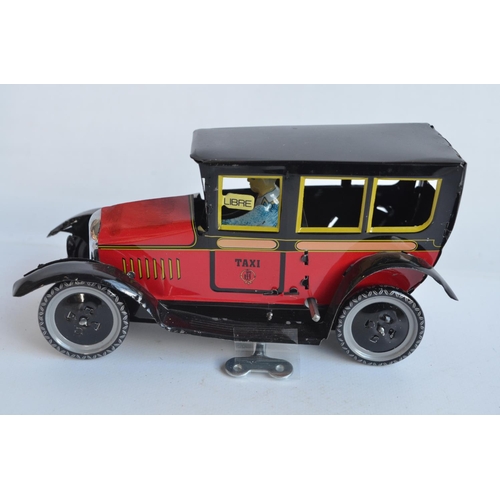 405 - Collection of tin plate clockwork and friction powered models to include Corgi/Mettoy 50th anniversa... 