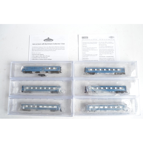 422 - Collection of N gauge train models to include boxed Bachmann/Graham Farish 371-740 Midland Pullman 6... 