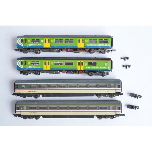 422 - Collection of N gauge train models to include boxed Bachmann/Graham Farish 371-740 Midland Pullman 6... 