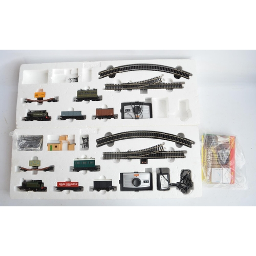 424 - Two boxed OO gauge Hornby train sets to include R1142 Western Messenger (set appears in excellent co... 