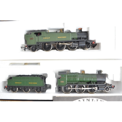 427 - Ten boxed OO gauge electric steam train models from Mainline Railways to include 37090 43XX Mogul GW... 