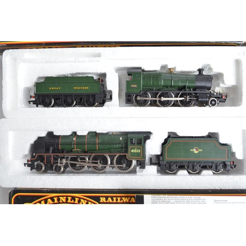 428 - Eleven boxed OO gauge electric steam train models from Replica Railways, Lima, Grafar and Mainline t... 