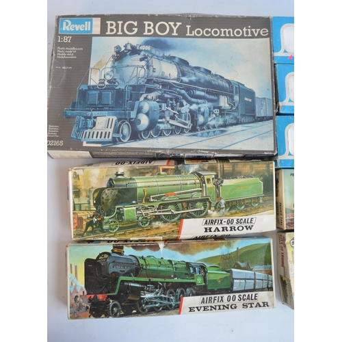 430 - Eight Airfix OO and HO gauge electric train models to include 54150-1 2-6-2 Prairie tank engine '611... 