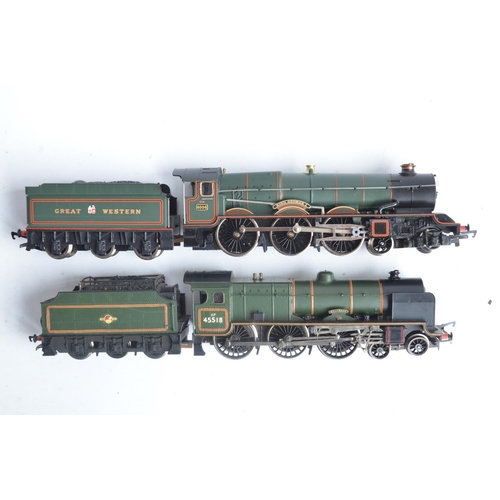 433 - Eight boxed OO gauge electric steam train models from Hornby to include Top Link R2022 GWR King Geor... 