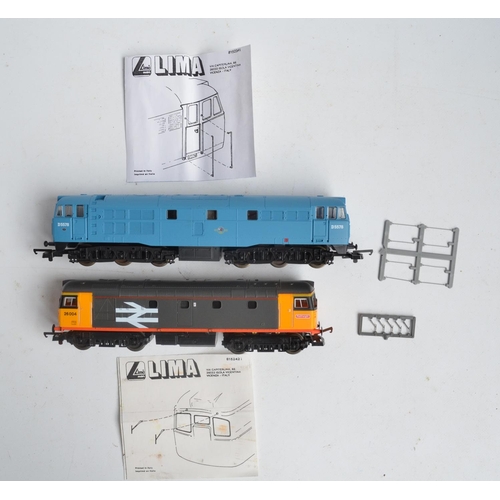 435 - Seven boxed OO gauge electric train models from Lima to include class 47 'Res Republic' (very good/e... 