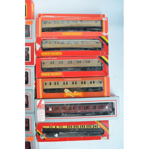 437 - Twenty seven boxed OO gauge railway carriages from Hornby, Lima, Bachmann, Airfix and Replica Railwa... 