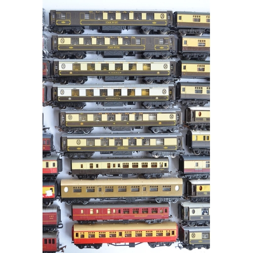 438 - Fifty three unboxed previously used OO/HO gauge passenger coaches, mail wagons, Pullman coaches etc.... 