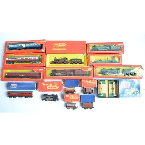 440 - Collection of vintage O, OO and TT gauge boxed railway models to include Hornby Meccano O gauge set ... 