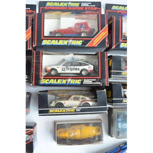 442 - Collection of Scalextric and other slot car sets, individual vehicles, track and accessories to incl... 